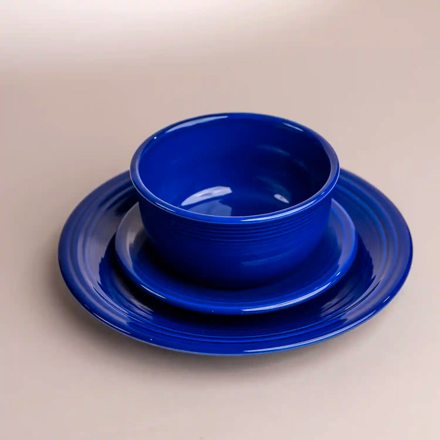 Fiesta twilight blue dinner plate salad plate and gusto bowl