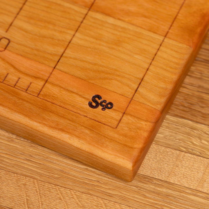 Cherry Southern Miss Football Field Serving Board