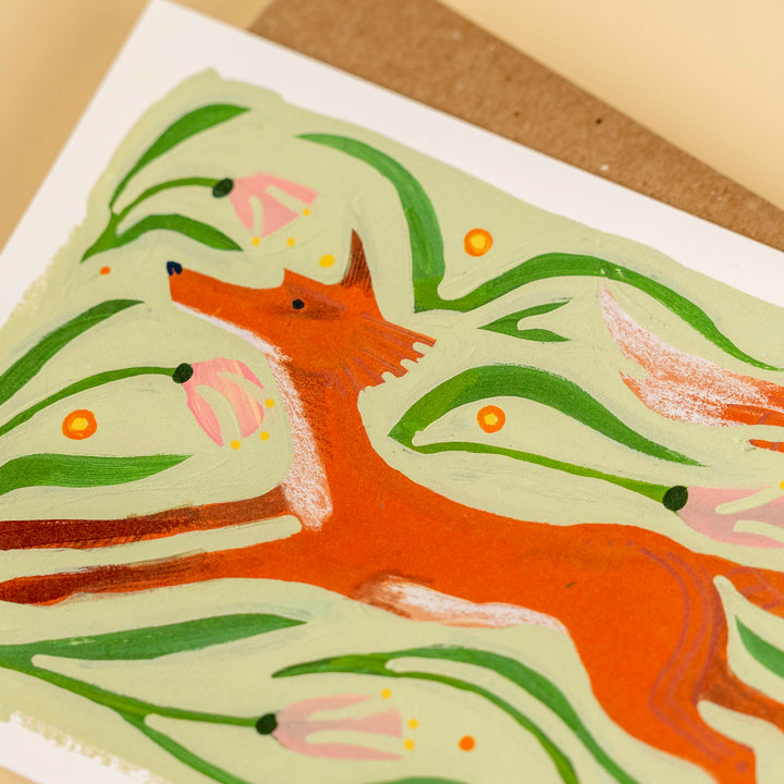 Adam Trest Stationery | Fox Meadow Flat Card