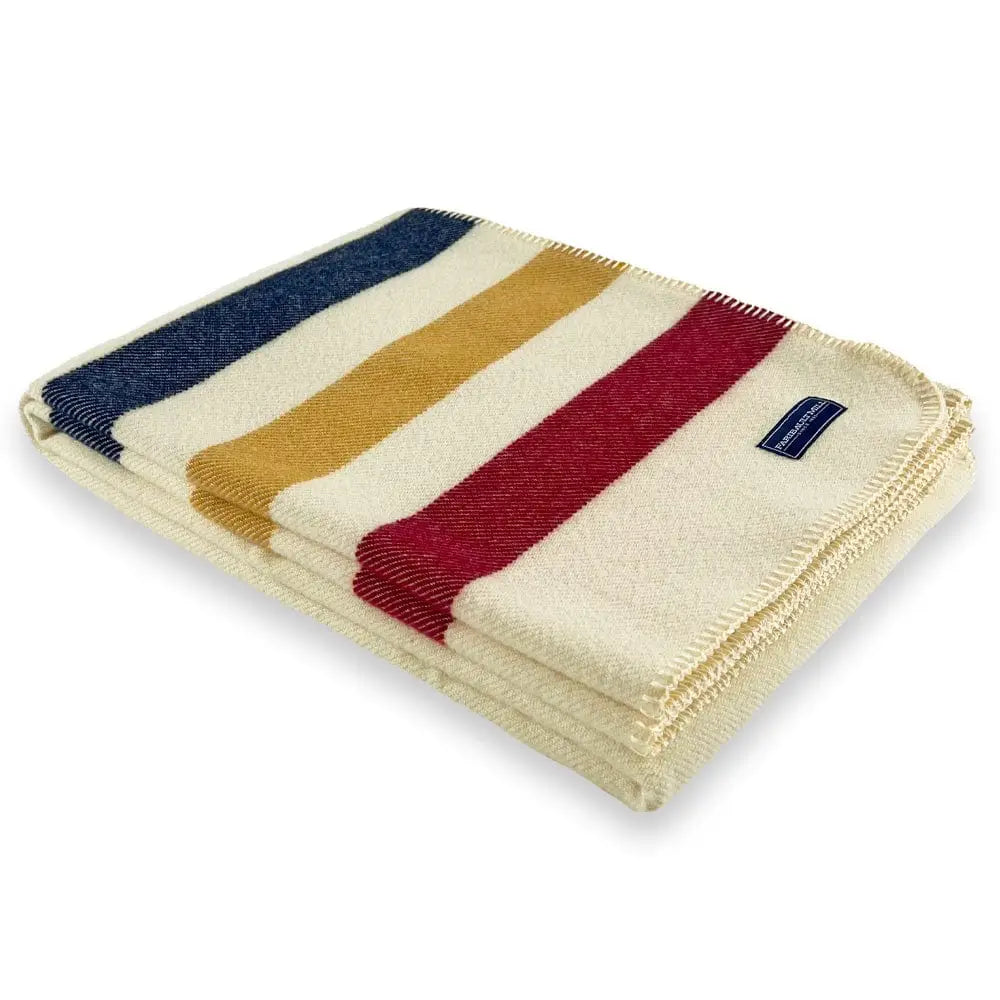 Frontier Wool Throw Blanket | Natural
