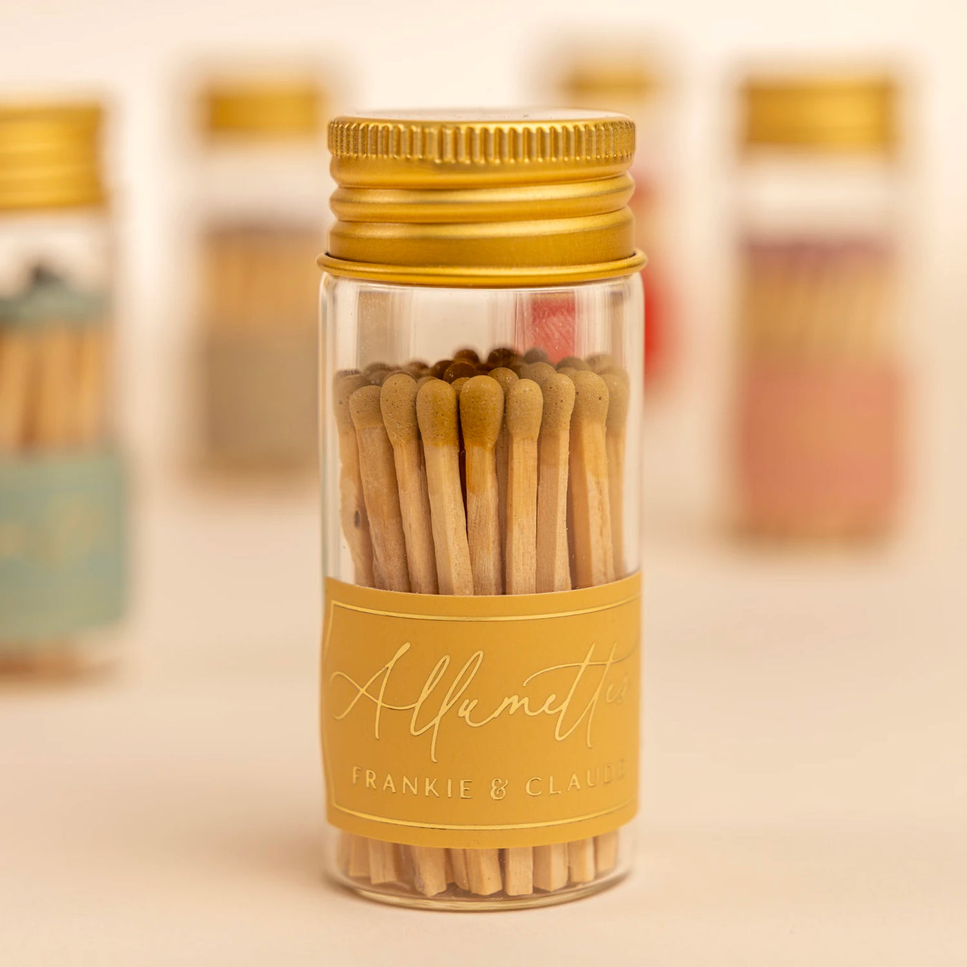 Golden Honey Allumette Match Jar