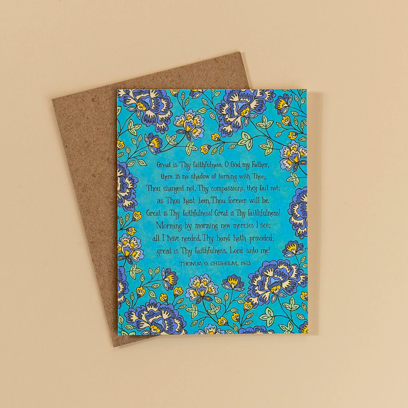 Great Is Thy Faithfulness Greeting Card