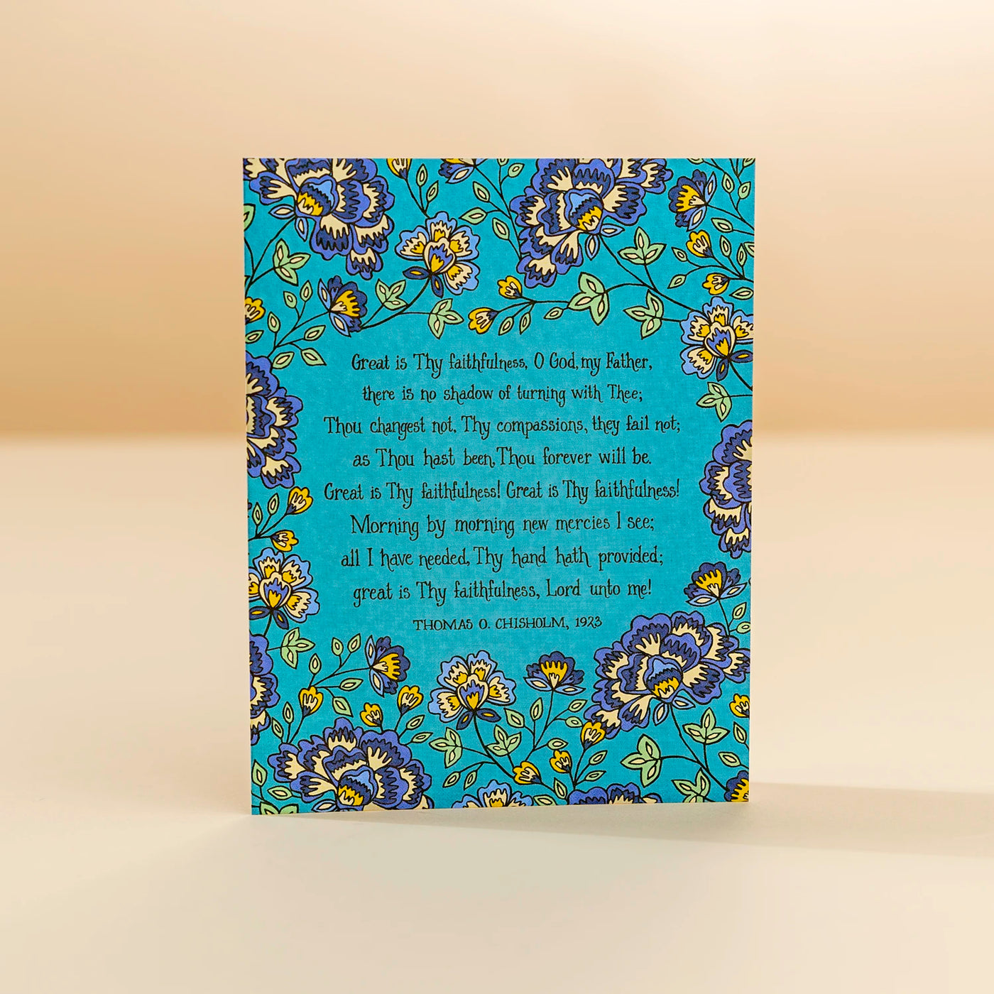 Great Is Thy Faithfulness Greeting Card