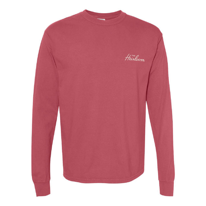 Hospitality is Our Legacy Crimson Long Sleeve T-Shirt