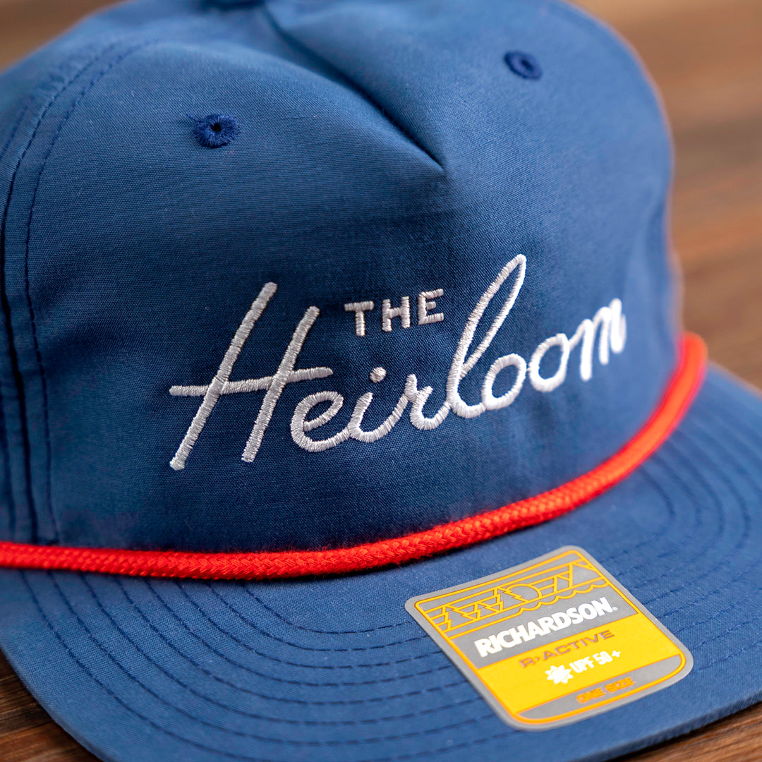 The Heirloom Navy Rope Cap