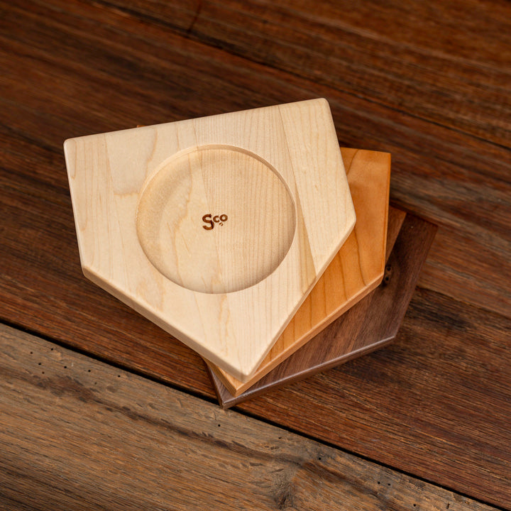 Home Plate Candle Coaster