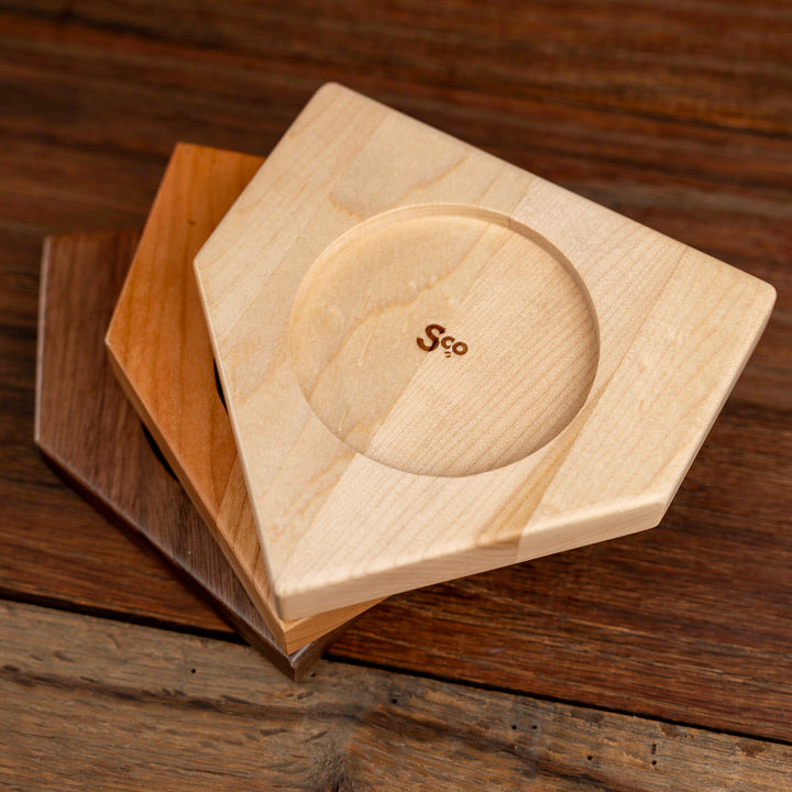 Home Plate Candle Coaster