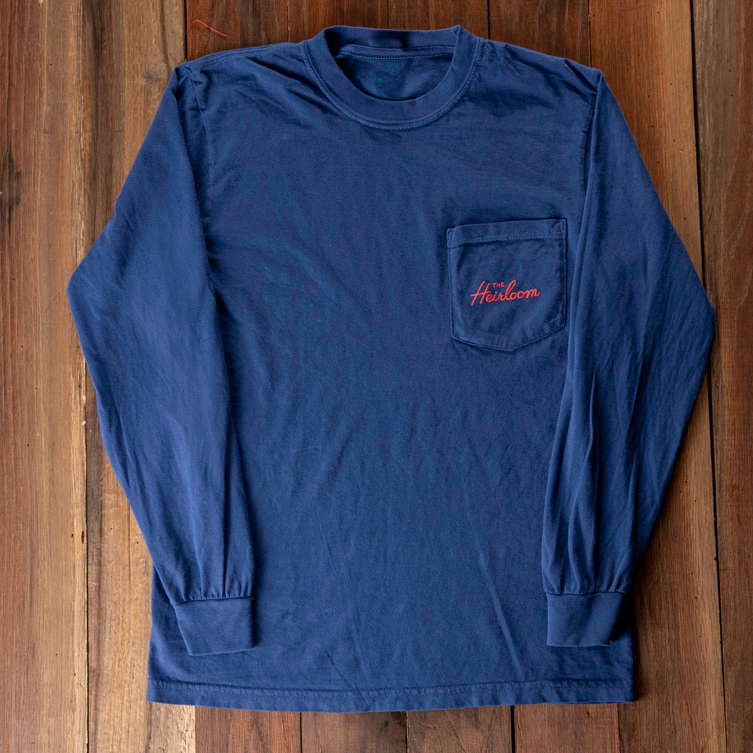 Hospitality is Our Legacy Navy Long Sleeve T-Shirt
