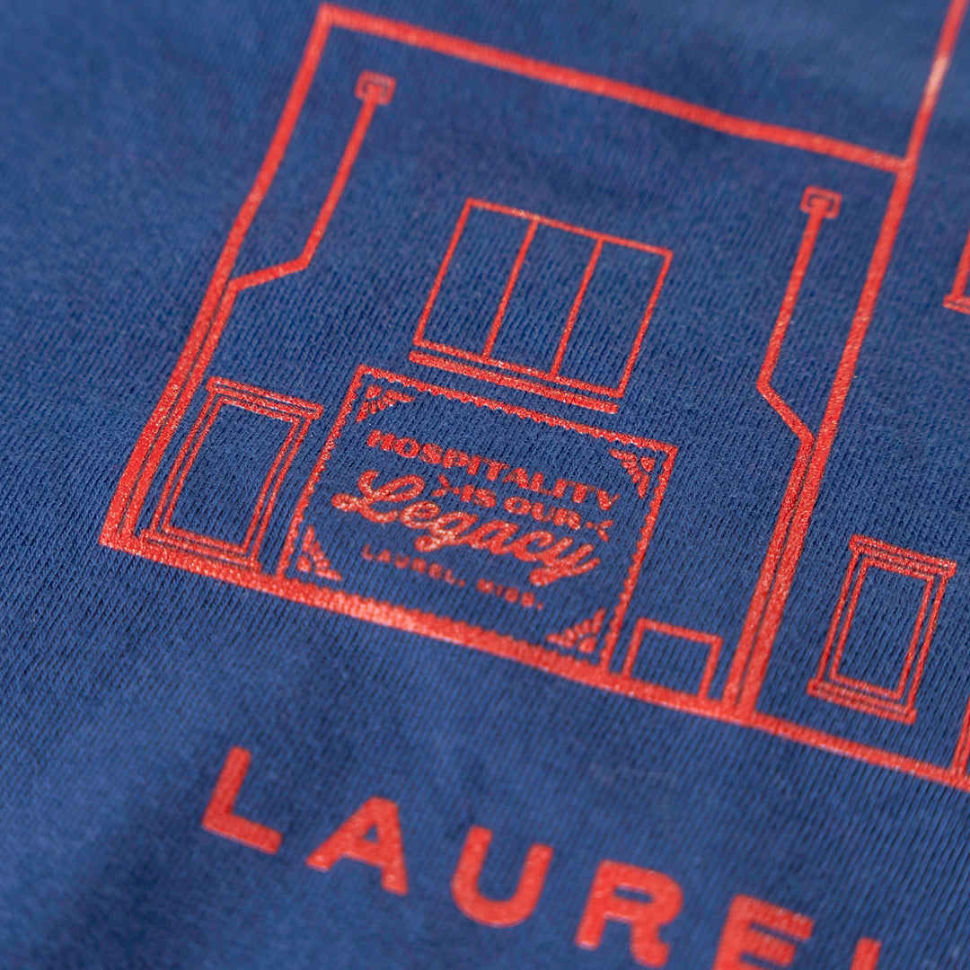 Hospitality is Our Legacy Navy Long Sleeve T-Shirt