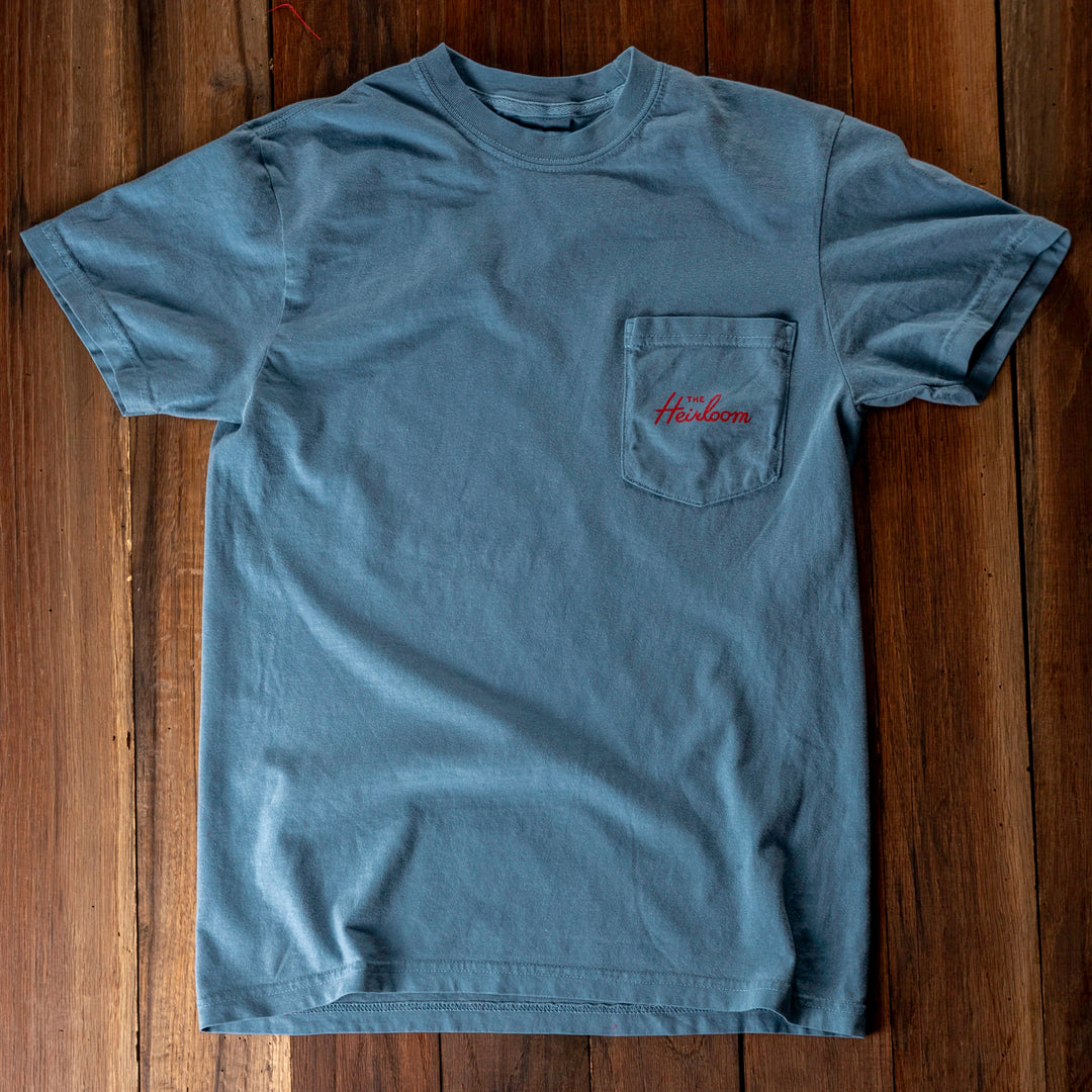 Hospitality is Our Legacy Pale Blue T-Shirt