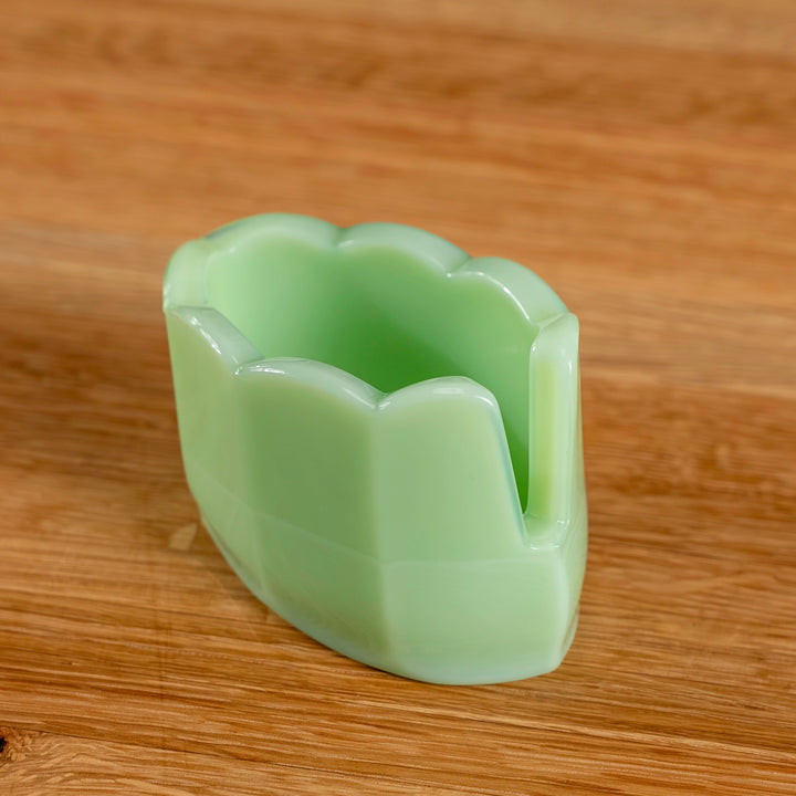 Jadeite Scalloped Spoon Rest