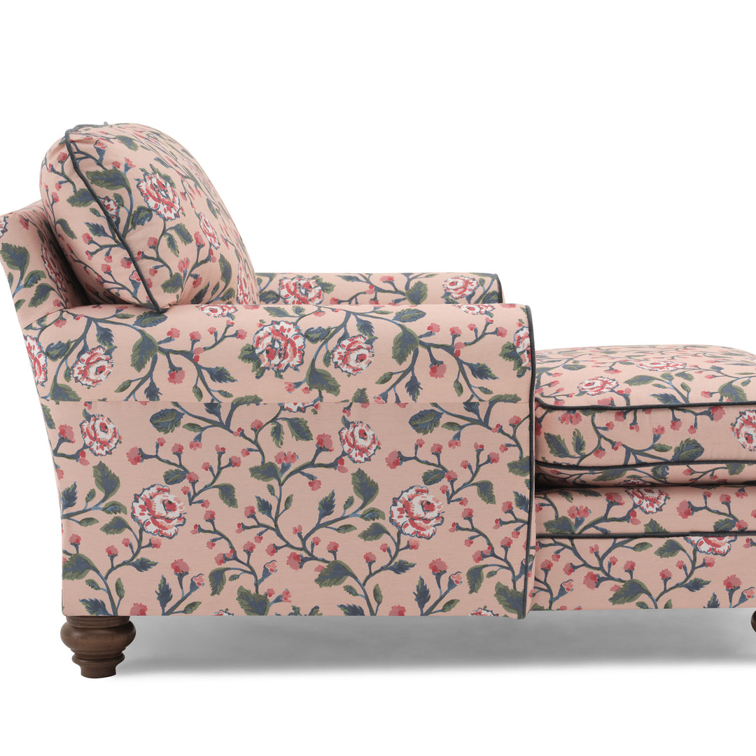 Kress Chaise Lounge - Blush Jack Floral