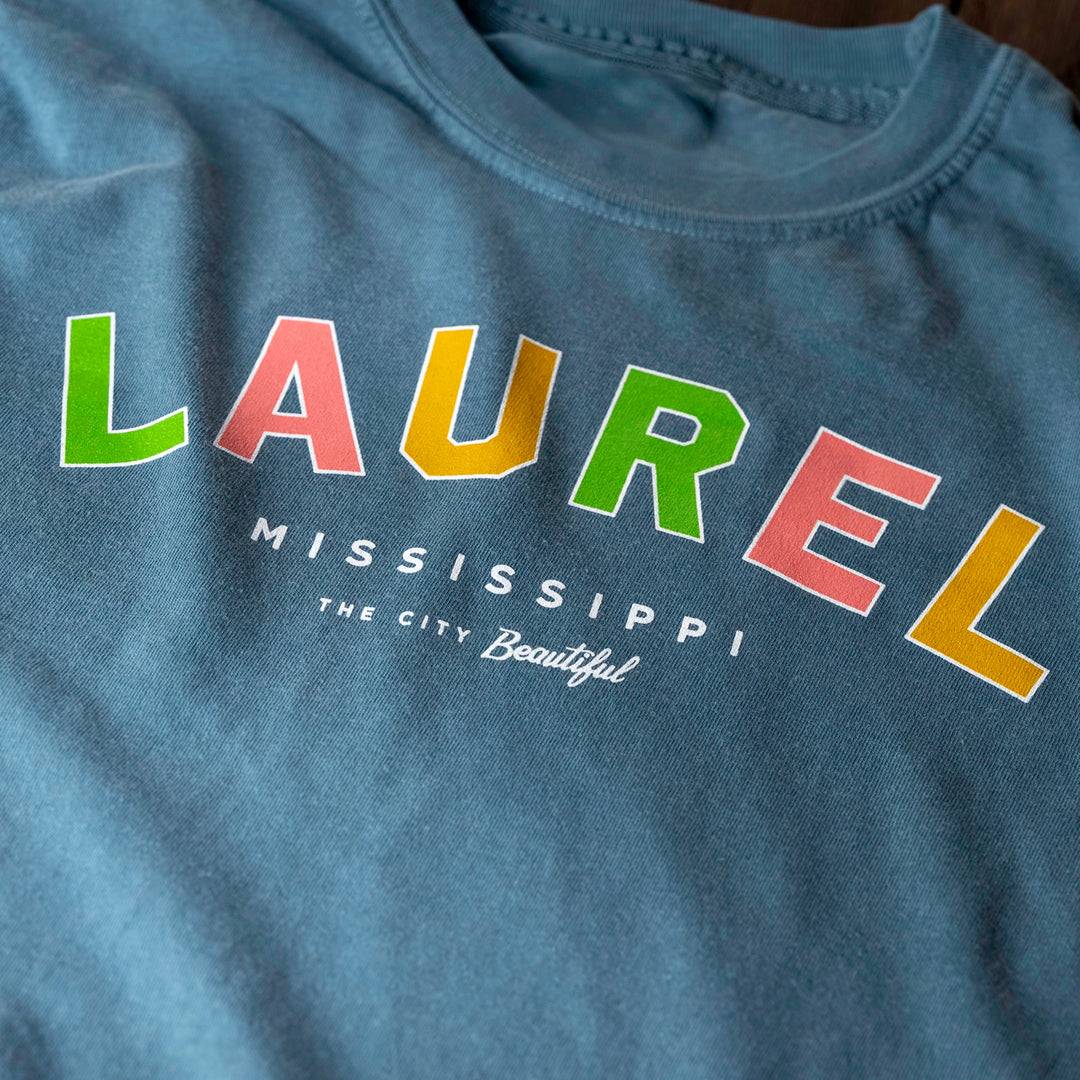 Laurel Colors Pale Blue Long Sleeve T-Shirt