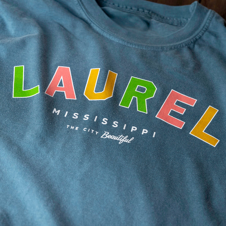 Laurel Colors Pale Blue Long Sleeve T-Shirt