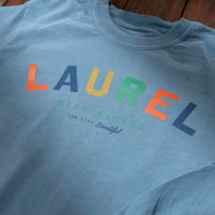 Laurel Colors Pale Blue Long Sleeve T-Shirt