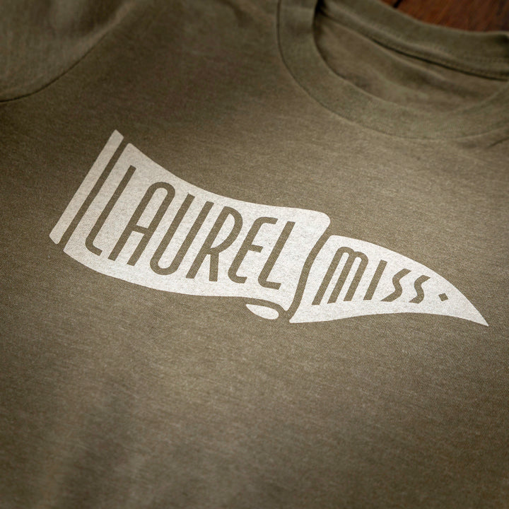 Laurel Pennant Green Youth T-Shirt