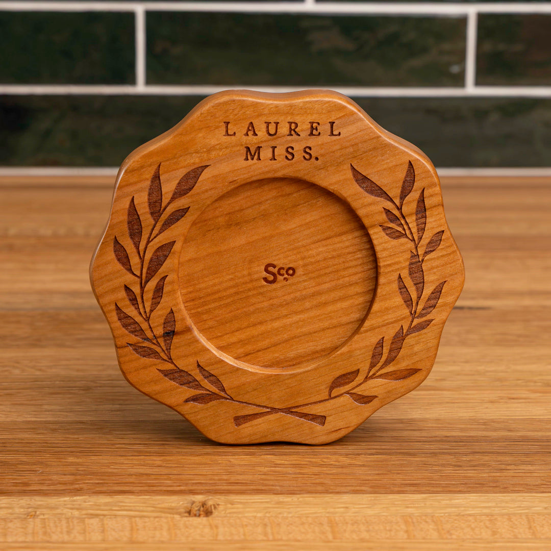 Laurel Wreath Candle Coaster