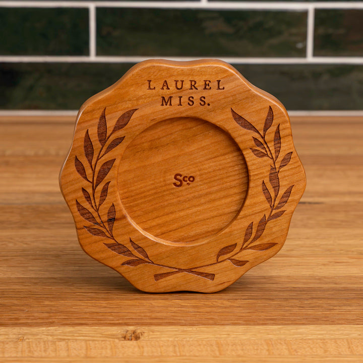 Laurel Wreath Candle Coaster