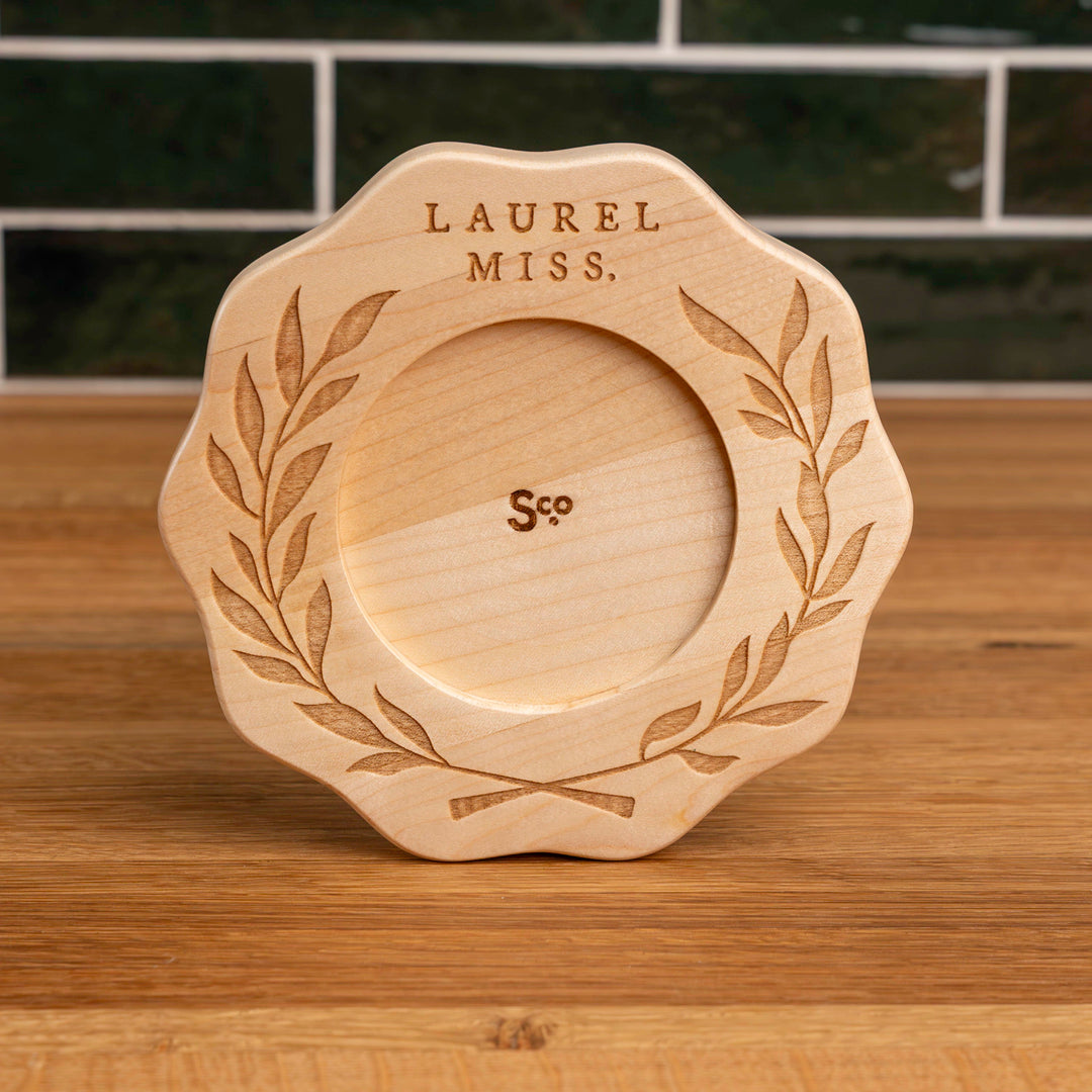 Laurel Wreath Candle Coaster
