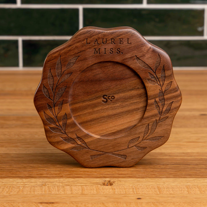 Laurel Wreath Candle Coaster