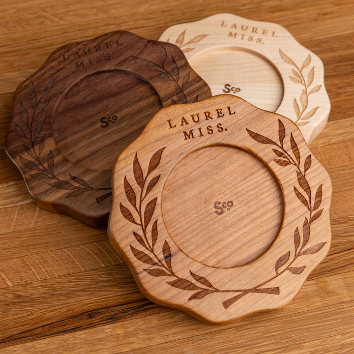 Laurel Wreath Candle Coaster
