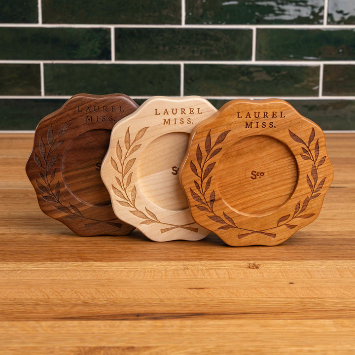 Laurel Wreath Candle Coaster