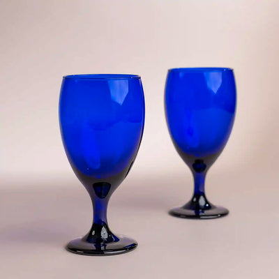 Libbey Cobalt Blue Iced Tea Goblet