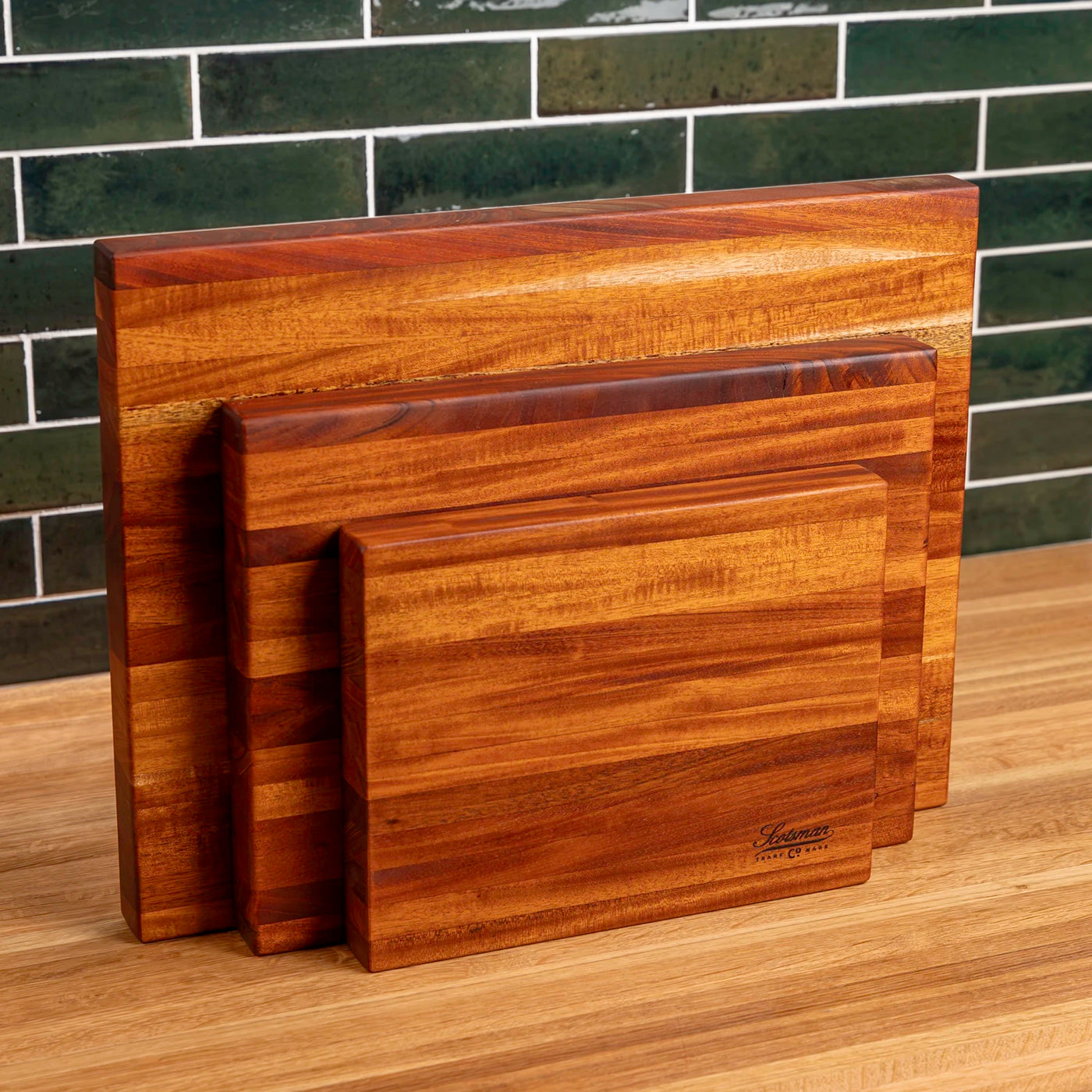 Mahogany Eased Edge Butcher Block Laurel Mercantile