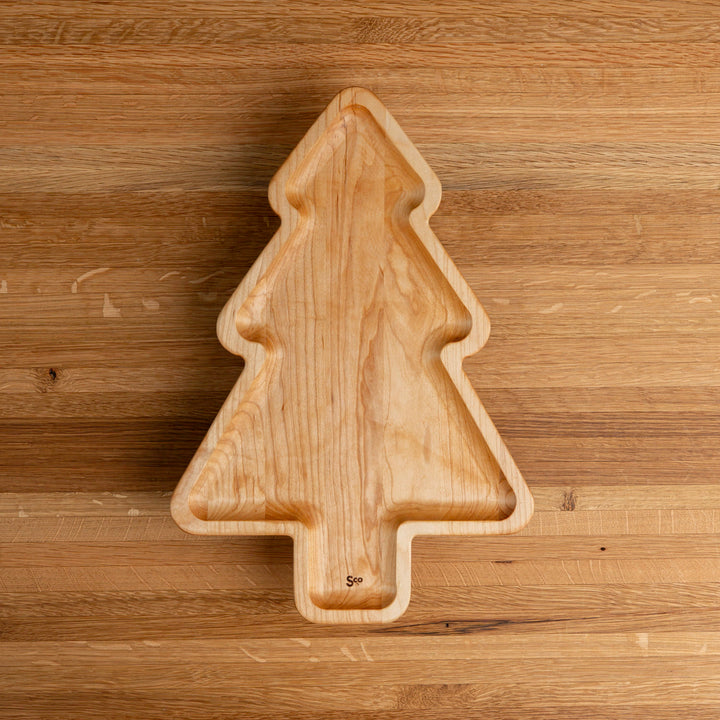 Maple Christmas Tree Carving Board