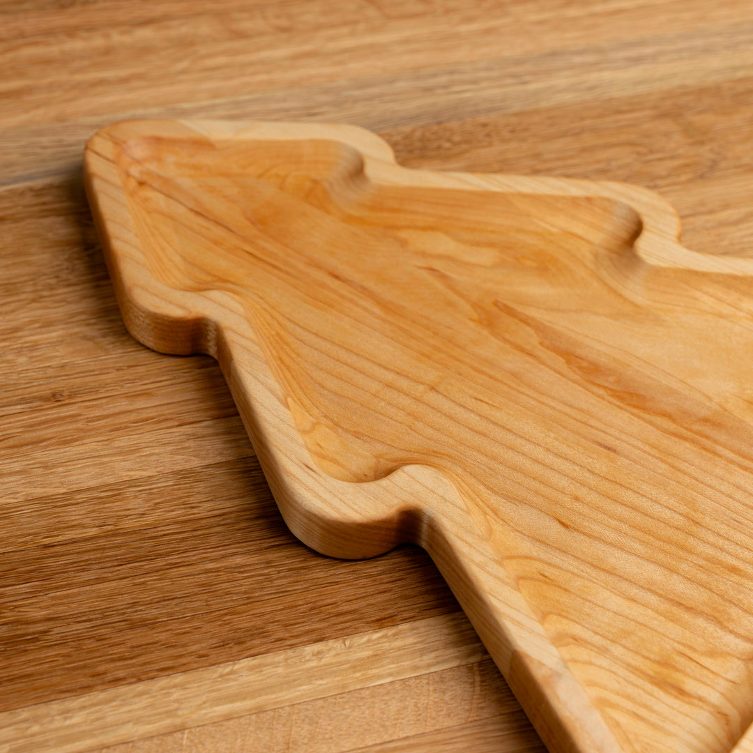 Maple Christmas Tree Carving Board