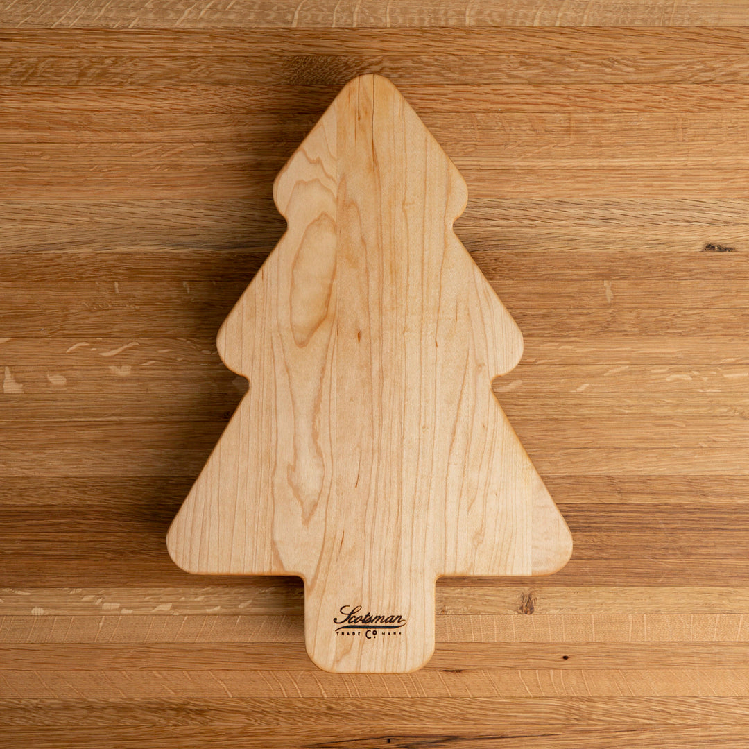 Maple Christmas Tree Carving Board