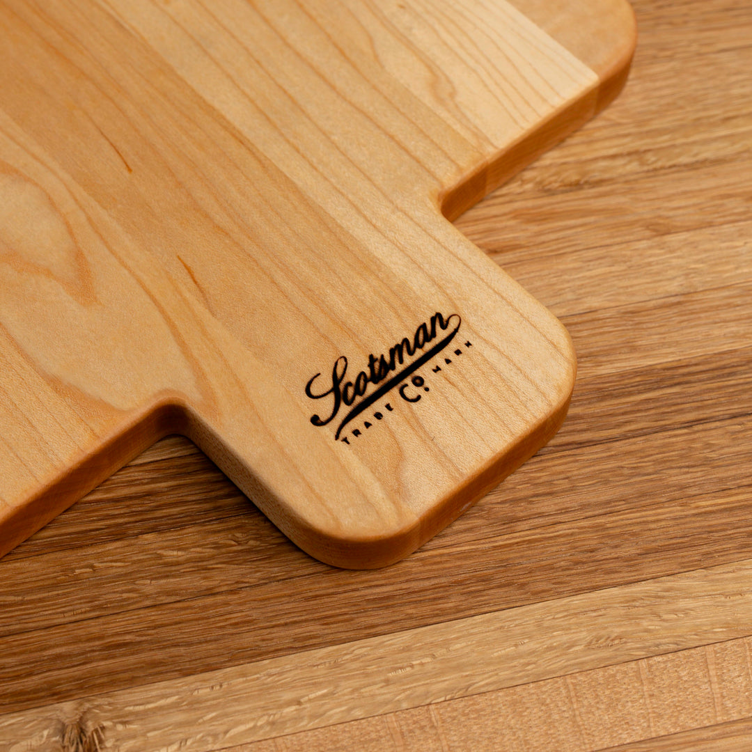 Maple Christmas Tree Carving Board