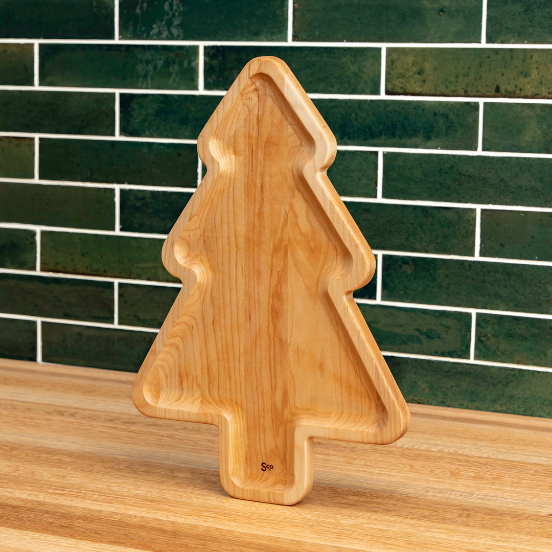 Maple Christmas Tree Carving Board
