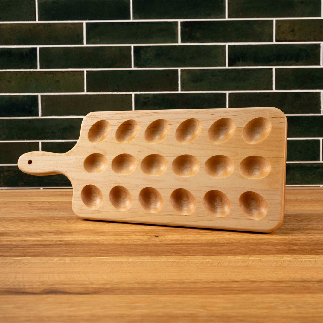 Maple Deviled Egg Tray | 18 egg