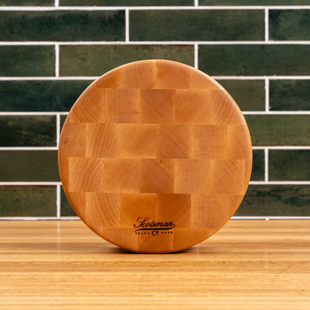 Block Rund Maple End Grain Round Butcher Block – Laurel Mercantile