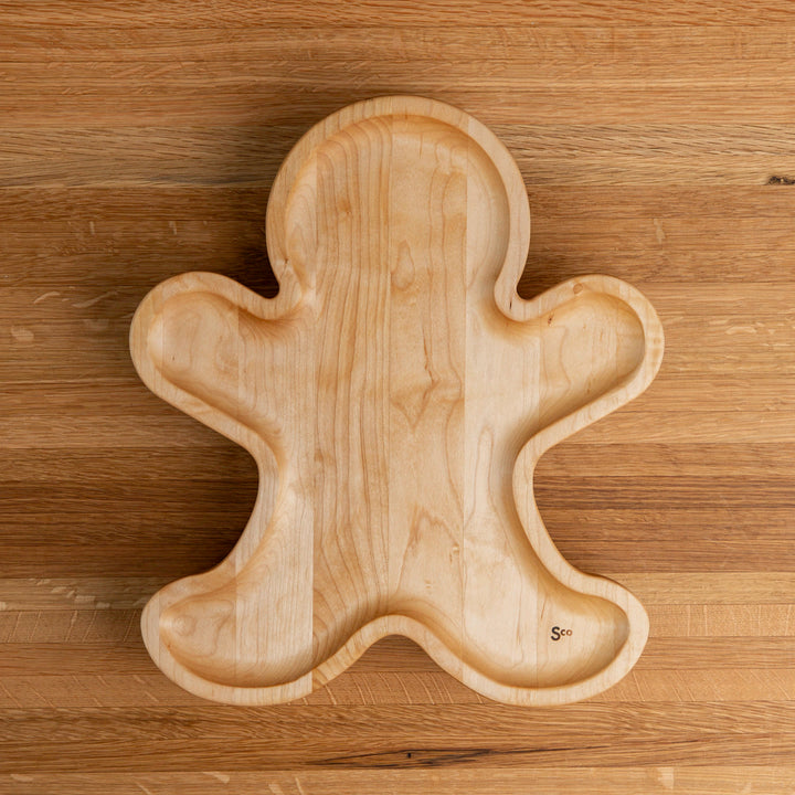 Maple Gingerbread Man Carving Board