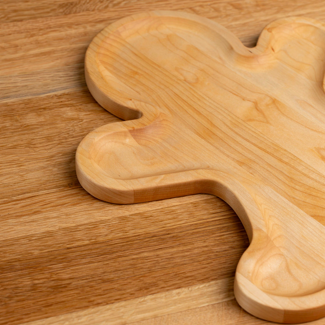 Maple Gingerbread Man Carving Board