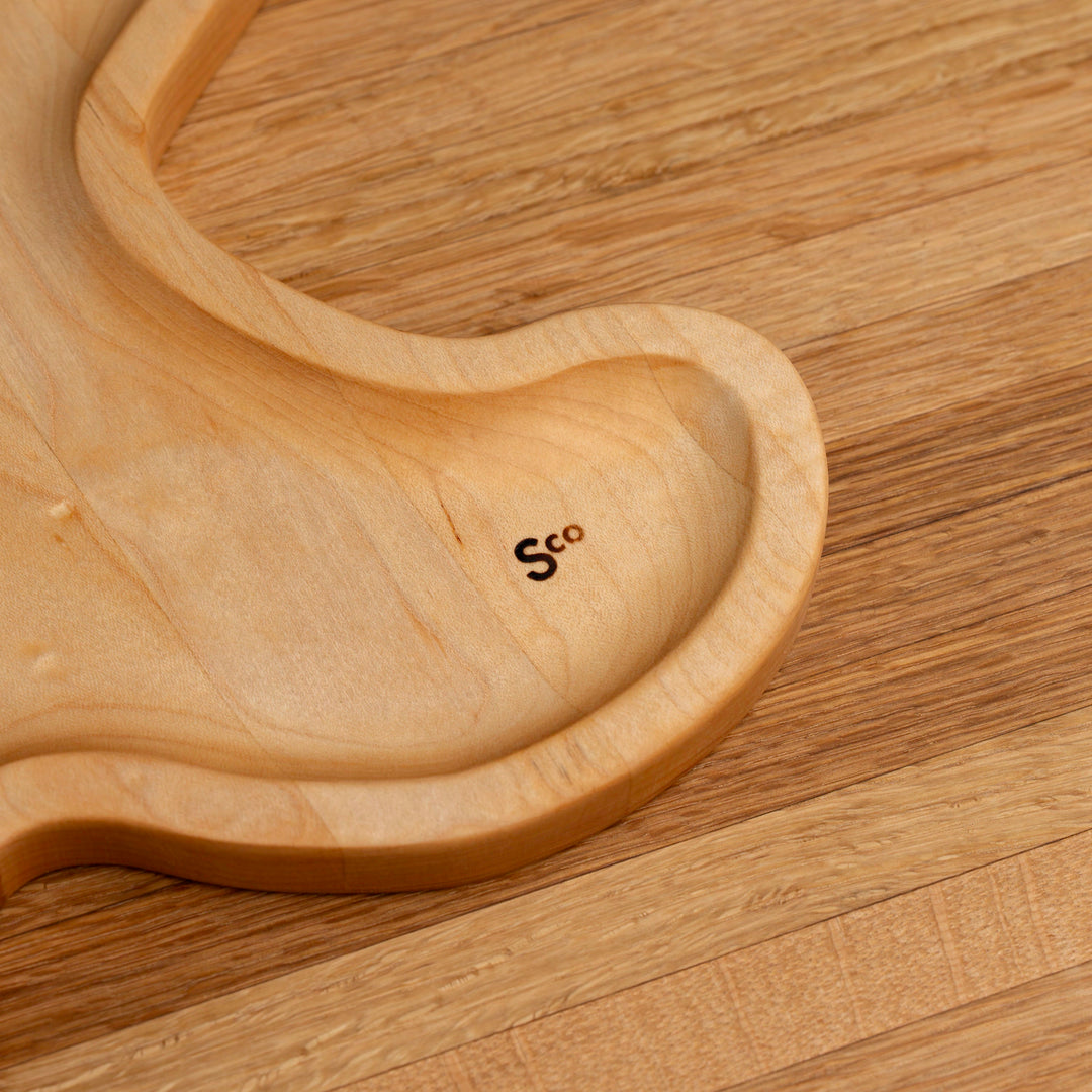 Maple Gingerbread Man Carving Board