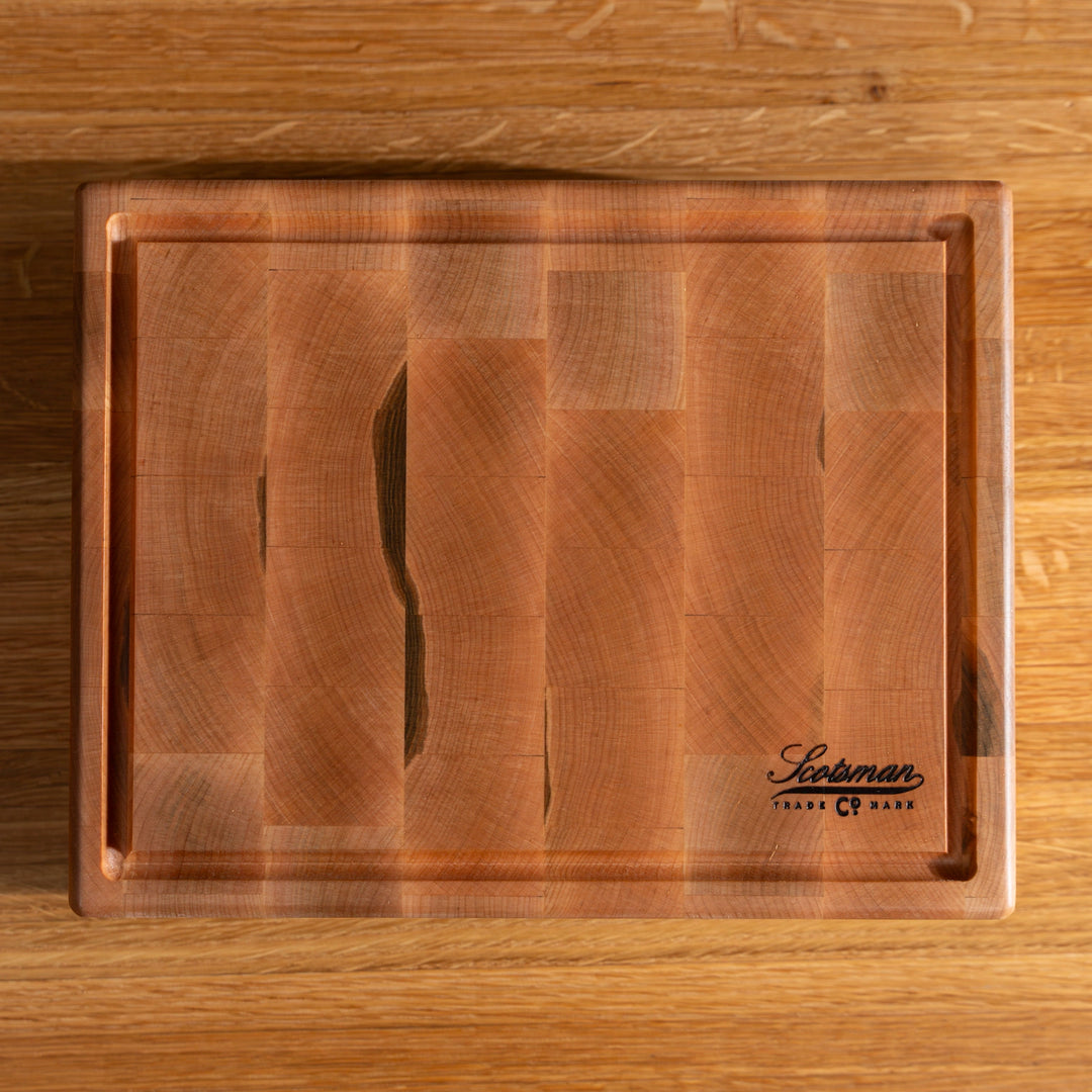 Rectangular End Block Maple End Grain Rectangle Butcher Block with Juice Groove – Laurel ...