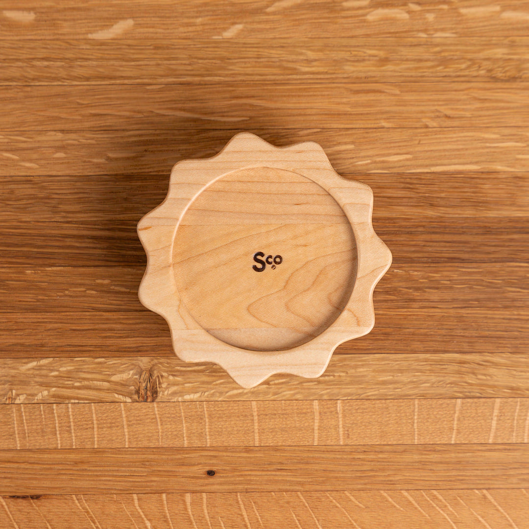 Scalloped Candle Coaster