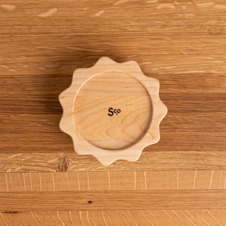 Scalloped Candle Coaster