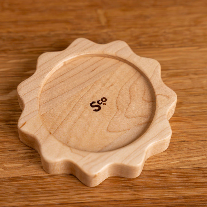 Scalloped Candle Coaster