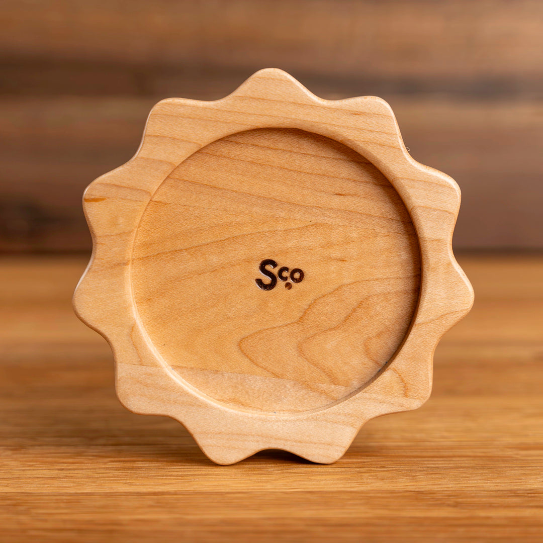 Scalloped Candle Coaster