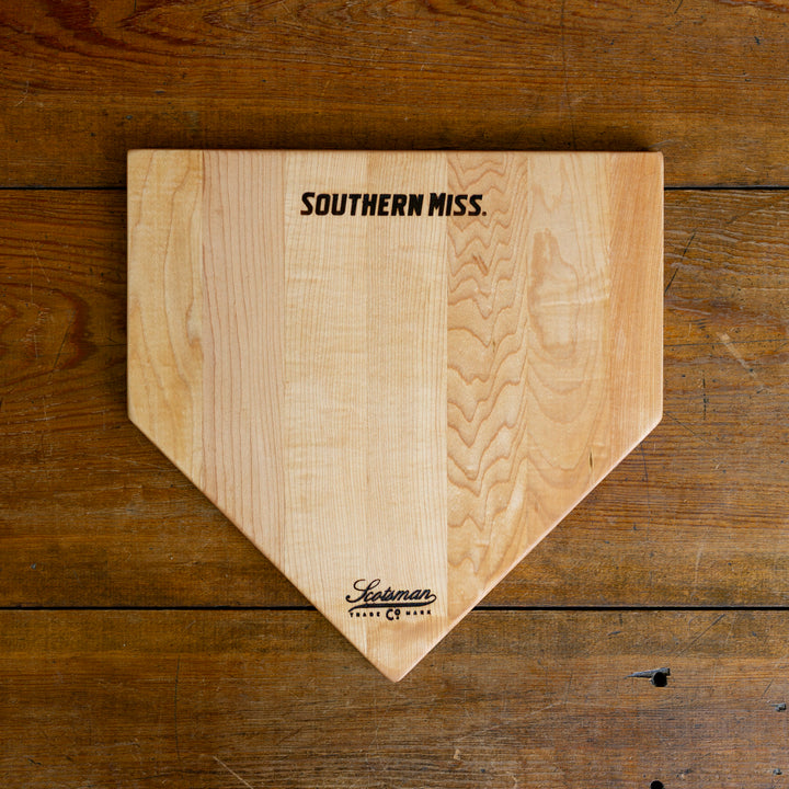 Maple Southern Miss Home Plate Serving Board