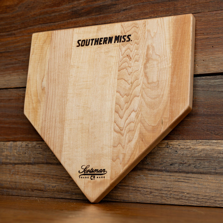 Maple Southern Miss Home Plate Serving Board