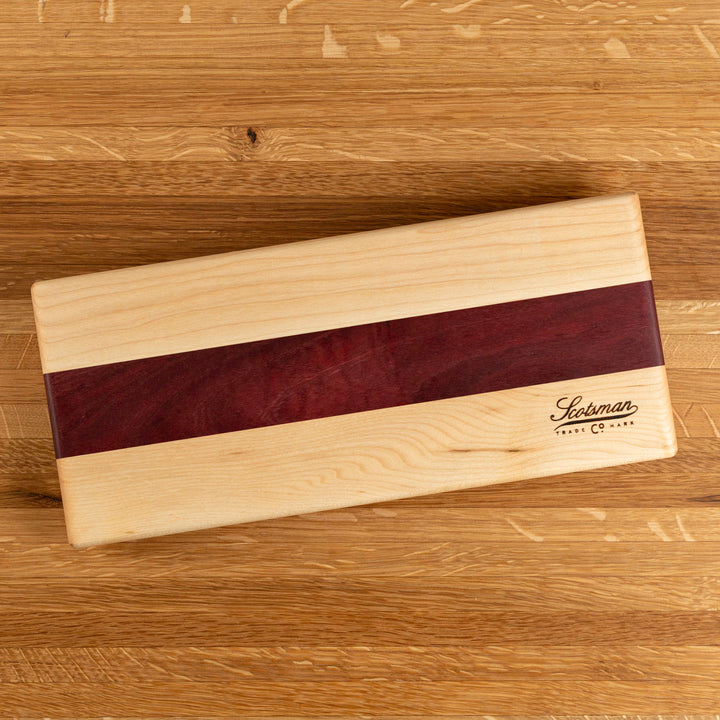 Maple and Purple Heart Serving Board