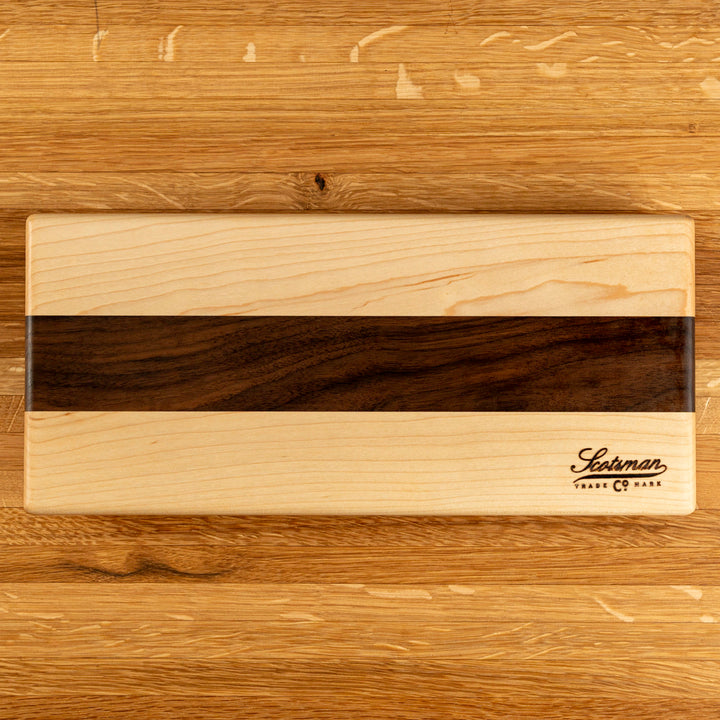 Maple and Walnut Serving Board