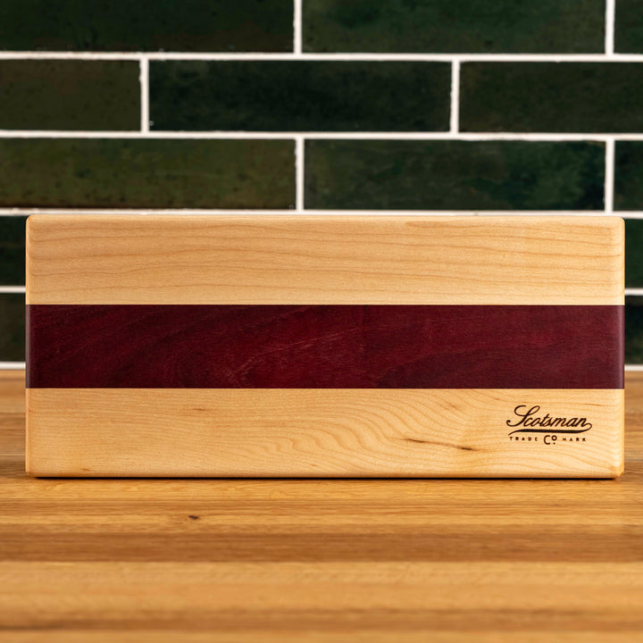 Maple and Purple Heart Serving Board
