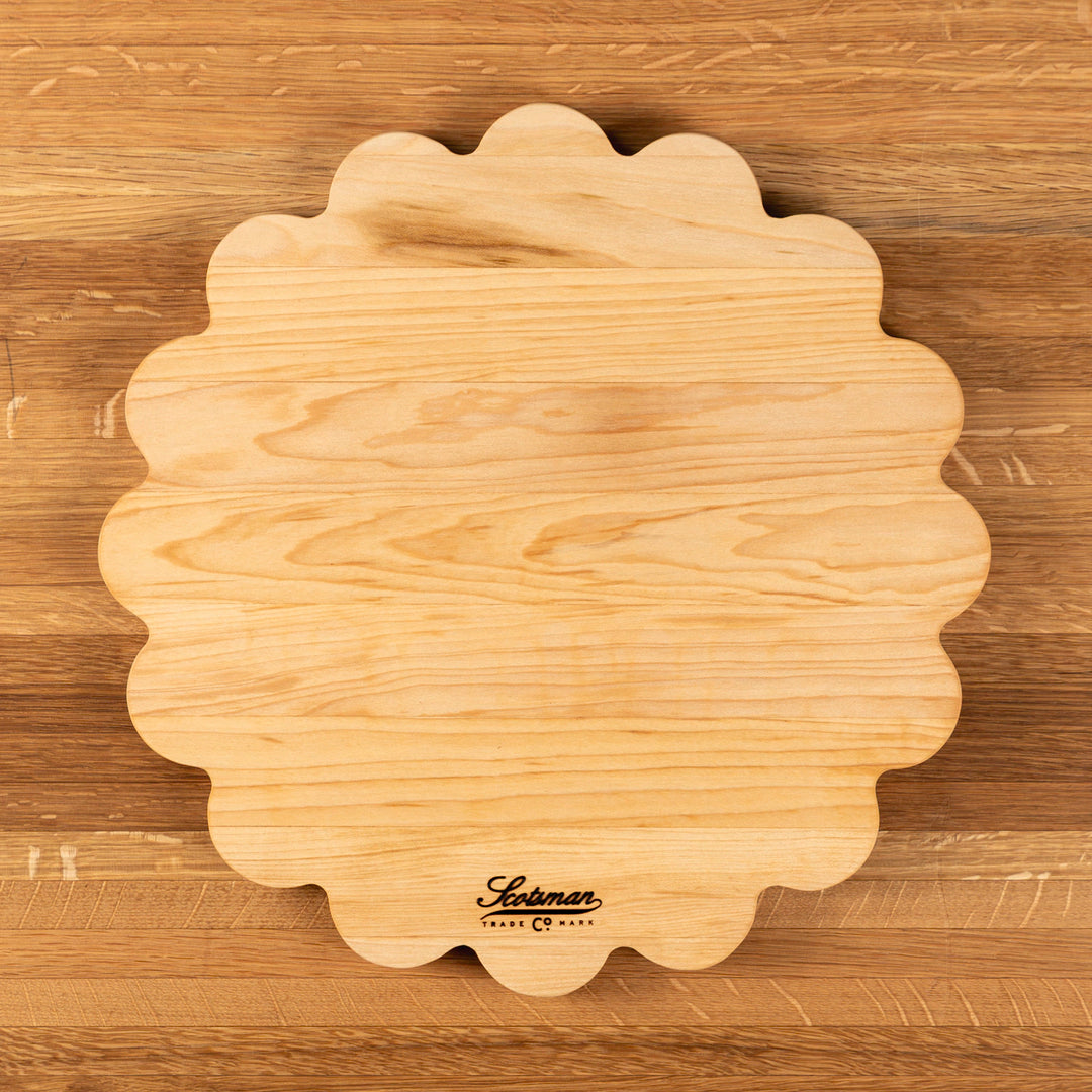 Maple Scalloped Devlied Egg Tray