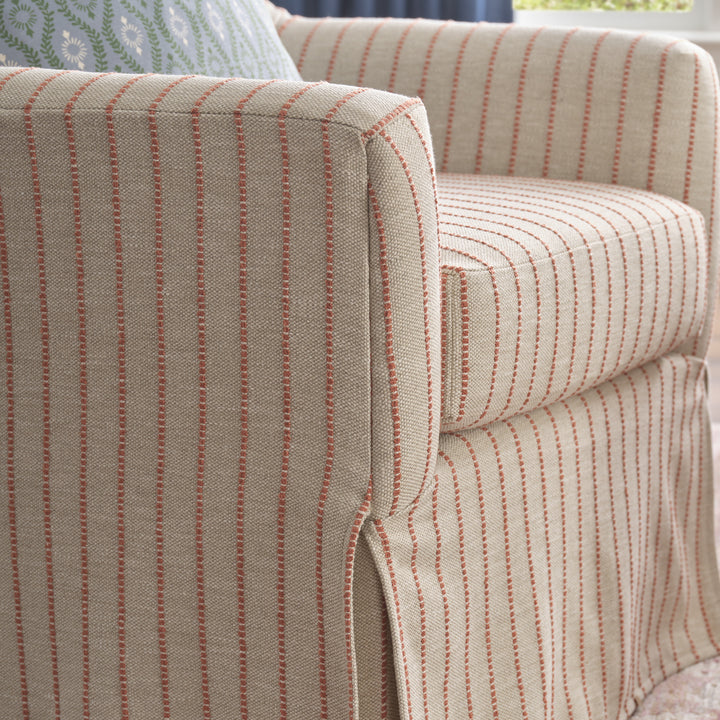 Meg Swivel Chair - Canyon Woven Stripe